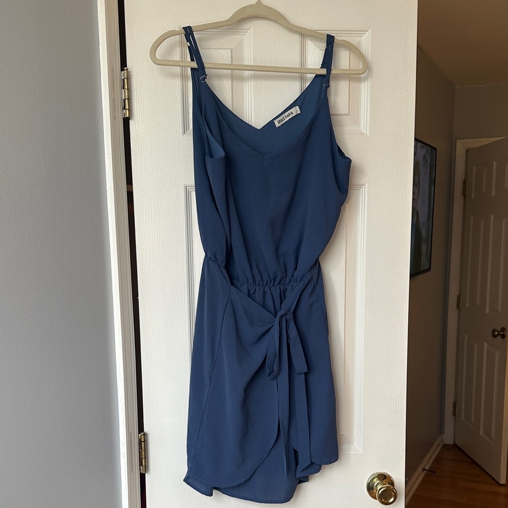 Grace Karin Elegant Blue Dress